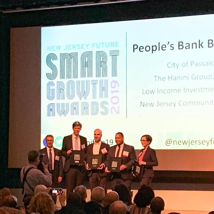 Hanini Group wins 2019 Smart Growth Award for People's Bank Building in Passaic